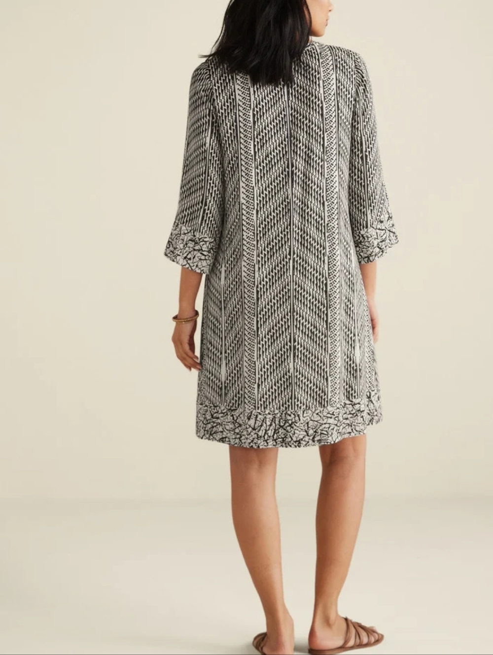 Soft Surroundings Raven Boho Beachy Dress New With Tags - Picture 2 of 11